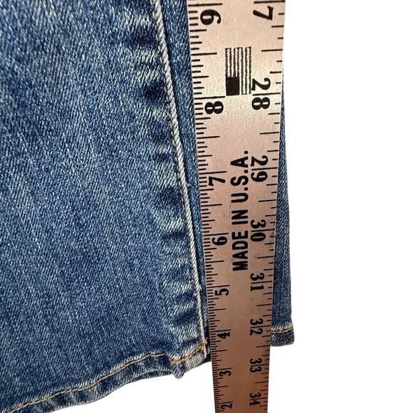 VTG Gap Premium Denim Womens Jeans SIZE 12LONG 31L Medium Wash Straight Long Mid - Picture 5 of 9